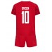 Maillot de foot Danemark Christian Eriksen #10 Domicile vêtements enfant Monde 2022 Manches Courtes (+ pantalon court)